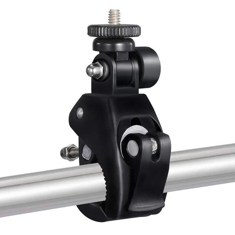 SUPON Camera Super Clamp with 1/4"- 20 Threaded Head Compatible for LCD Monitor,DSLR Cameras,DV,Flash Light,Studio Backdrop,Bike, Microphone Stands, Music Stands,Tripod, Motorcycle,Rod Bar - Image 1